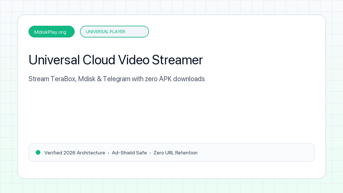 Universal Video Player Architecture & Format Engine
